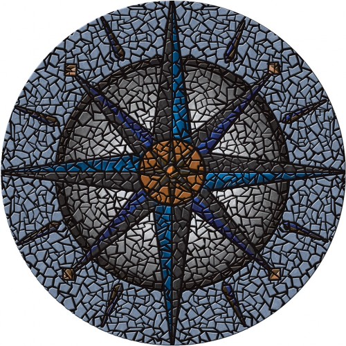 Compass Mosaic 59"